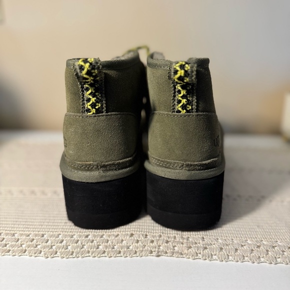 Ugg, Neumel Heritage Platform, 1130604, Green & Black Size 8 - Picture 8 of 12